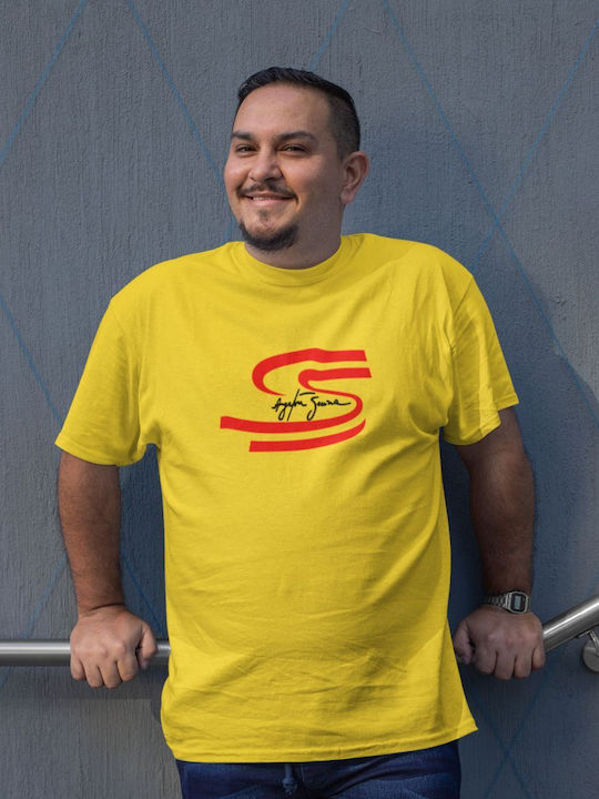 Tricou Senna Mărime Mare Negru