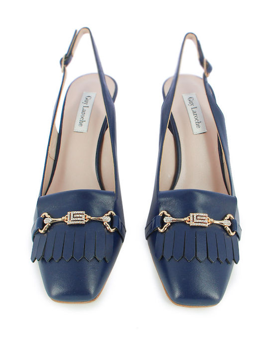 Pumps mit hohem Absatz Marineblau
