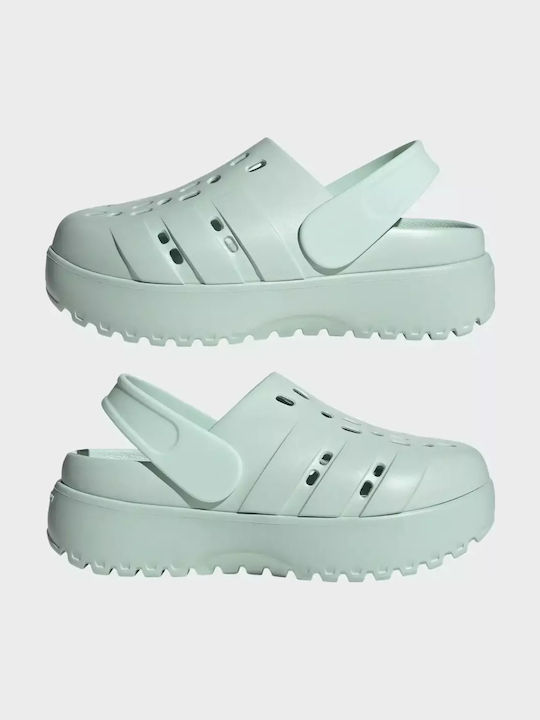 adidas Adilette Clog Γυναικεία Σαμπό Τιρκουάζ