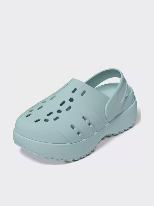 adidas Adilette Clog Γυναικεία Σαμπό Τιρκουάζ