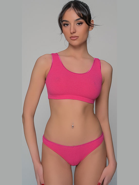 Women's Bra without Padding Fuchsia