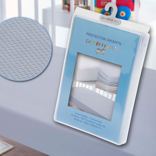 Gamberritos Kids Impermeabil Protecție saltea pentru bebeluși cu bordură 80x140buc