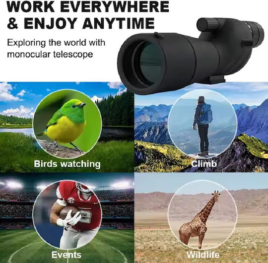 Monocular Telescope Spotting Scope 27-75x60