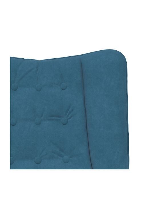 Sessel Samt Blue 63x67x94cm