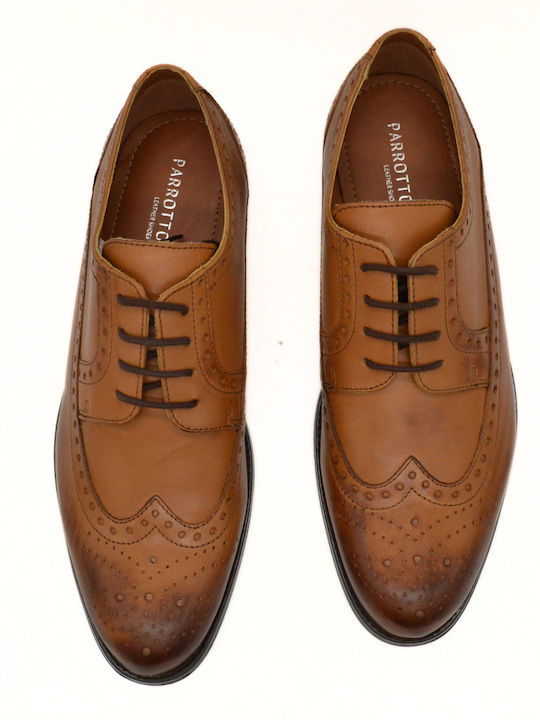 Men's Leather Oxfords Tabac Brown
