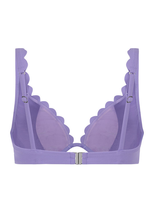 Scallop Bikini Σουτιέν Λιλά