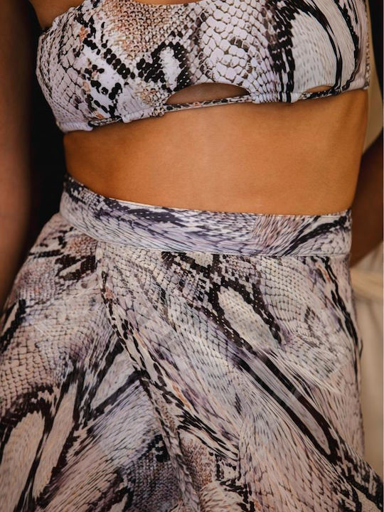 Set Bikini Animal Print Snake Print