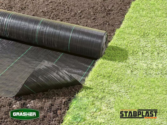 Grasher 100987 Ground Cover Fabric 95gr/m² 1x50m Black