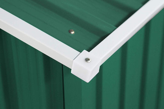 Metallische Gartenhaus Galianisiert Grüne M2.13xB1.27xH1.85m