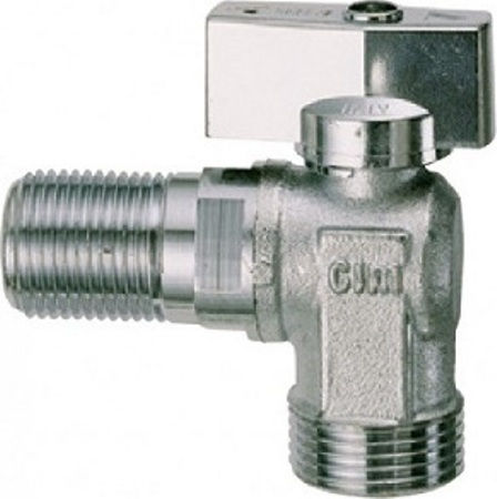 Cimberio CIM 39 Water Valf / Switch Corner 1/2"x3/4" Σφαιρικός