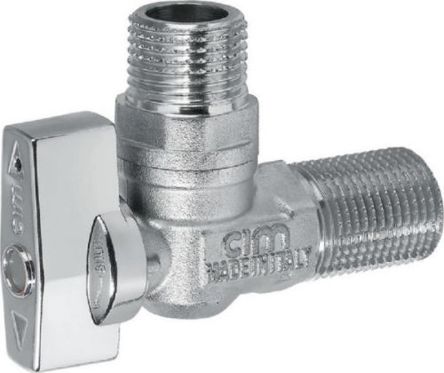 Cimberio CIM 39 Water Valf / Switch Corner 1/2"x3/4" Σφαιρικός