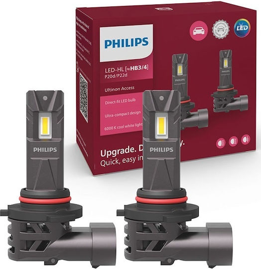 Philips Λάμπες Αυτοκινήτου Ultinon Access LED 6000K Ψυχρό Λευκό 12V 20W 2τμχ