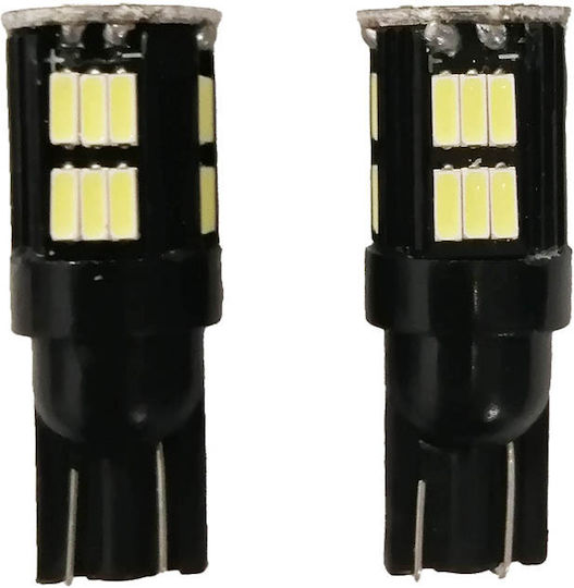 Auto Gs Lămpi Autoturismului T10 LED Alb 12V 2buc