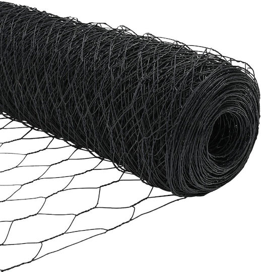 Grey Fence Vidaxl 0.5x10 M Steel Posts Vidaxl Spike 7 Pcs 32 Mm 80cm Galvanized Steel Grey
