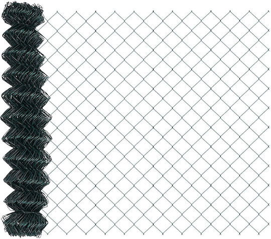 Grüner Zaun Verzinkter Stahl 1x25 m