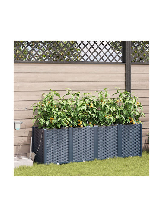 Gardens Planters Watering System 4 Pieces Grey