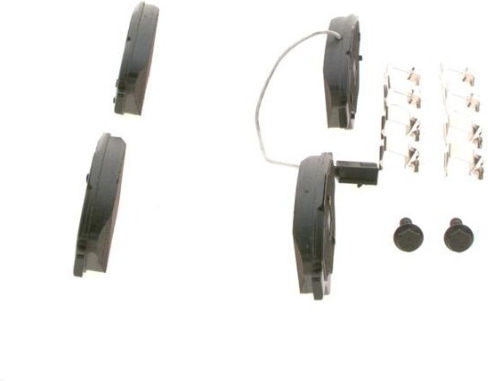 Bosch Brake Pad Front 4pcs for Alfa Romeo Mito Citroen Nemo Fiat 500 / Punto Lancia Musa Peugeot Bipper