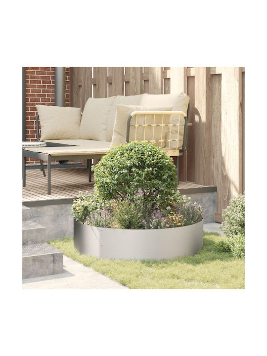 Vidaxl Planter Stainless Steel Large Silver