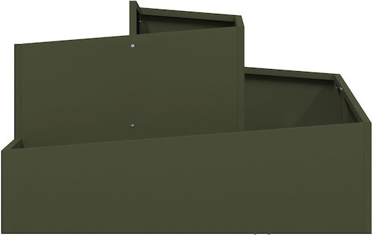 Vidaxl Planter Olive Color 80x80x50 Cm Green