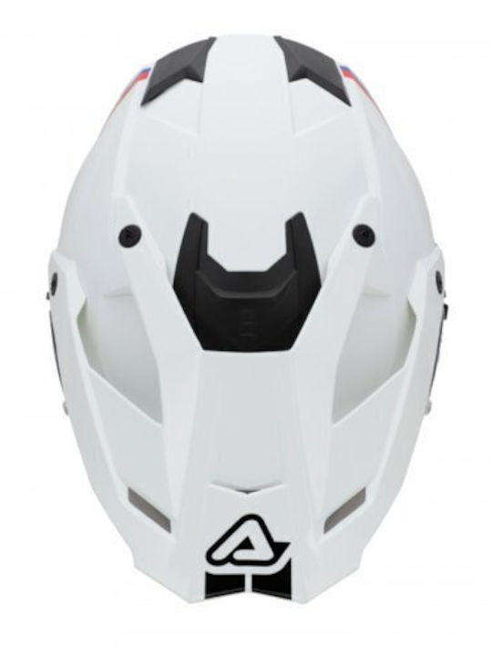 Acerbis Assault White/Black Κράνος Μηχανής Full Face ECE 22.06 1650gr με Sunvisor