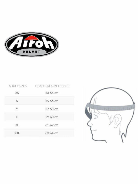 Airoh Matryx Κράνος Μηχανής Full Face ECE 22.06 1500gr με Pinlock