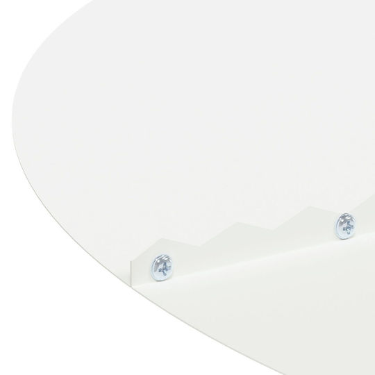 vidaXL Gartenzaunmaterial aus Kunststoff 80cm 1Stück White