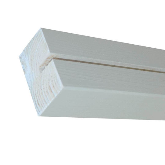 Showood Garden Fencing Supplies Beam for Garden Fencing from Wood 96.5x7.5x4.5cm Gray