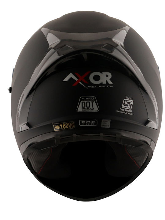 Axor Street + δώρο crossbody τσάντα Full Face με Sun Visor ECE 22.06 Μαύρο Ματ Axor Street + δώρο crossbody τσάντα Full Face με Sun Visor ECE 22.06 Μαύρο Ματ
