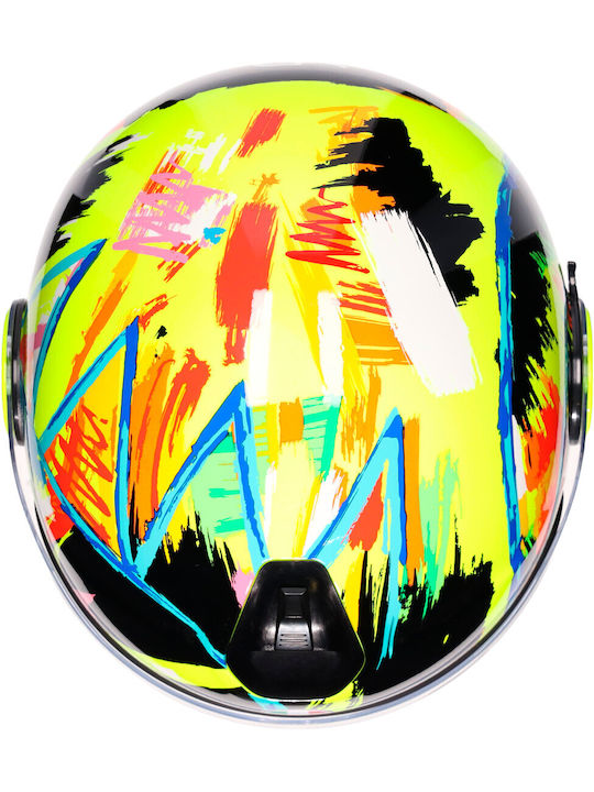 AGV Eteres Rossi Winter Test 2019 Motorcycle Helmet Jet ECE 22.06 1345gr with Sunvisor