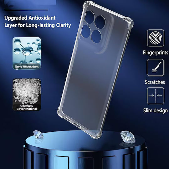 Techsuit Back Cover Silicon Transparent (Motorola Edge 60 / Edge 60 Fusion)