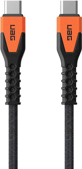 UAG USB 2.0 Kabel USB-C männlich - USB-C 60W PD Orange 1,5m