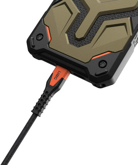 UAG USB 2.0 Kabel USB-C männlich - USB-C 60W PD Orange 1,5m