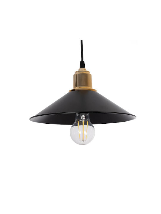 GloboStar Lucana Pendant Light Black Rail with Socket E27 40x25x75cm
