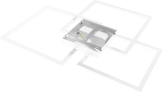 Braytron Hängelampe Weiß mit Kristallen 75.6x63.7cm.