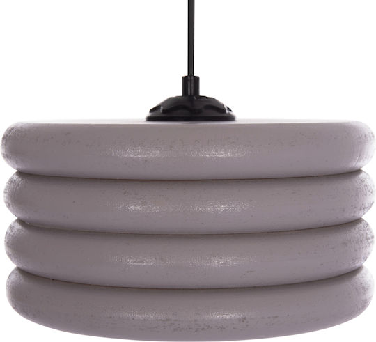 HomeMarkt Κρεμαστό Φωτιστικό Ροζ με Ντουί E27 23x23x57εκ.
