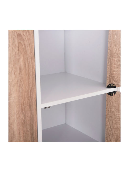 Floor Cabinet Sonama Oak-white 80x39.5x99.5cm