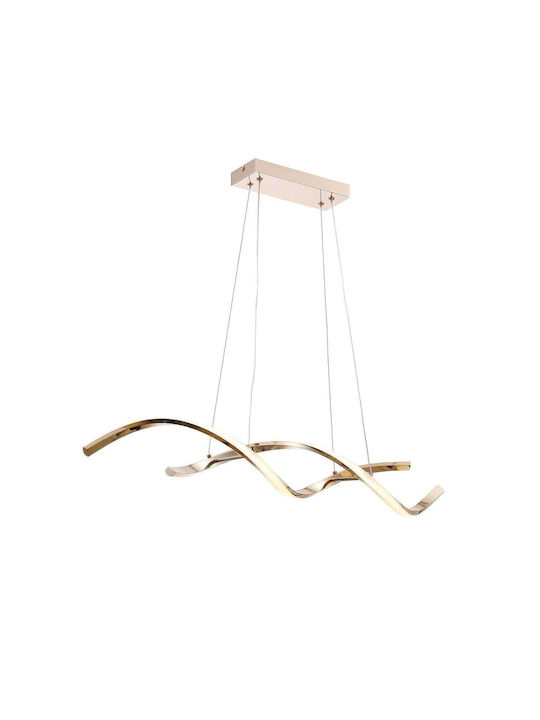 Elmark Tina Pendant Light Gold 90x120cm