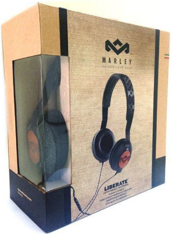 The House Of Marley EM-JH073-SD Wired On Ear Headphones Black