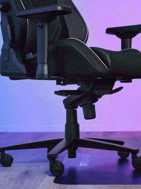 Trust GXT 721 Ruya Pro Καρέκλα Gaming Δερματίνης με Ρυθμιζόμενα Μπράτσα Μαύρη