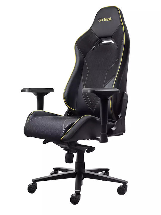 Trust GXT 721 Ruya Pro Καρέκλα Gaming Δερματίνης με Ρυθμιζόμενα Μπράτσα Μαύρη