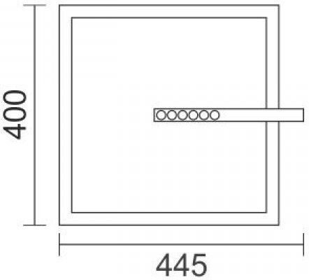 Spot Light Deckenleuchte LED mit Warmen Weiß Licht 40x40cm