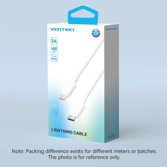 Vention USB-C zu Blitzkabel Kabel 27W Weiß 1m LAKWF