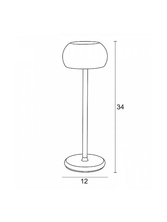 ArkoLight Dekorative Lampe Silber