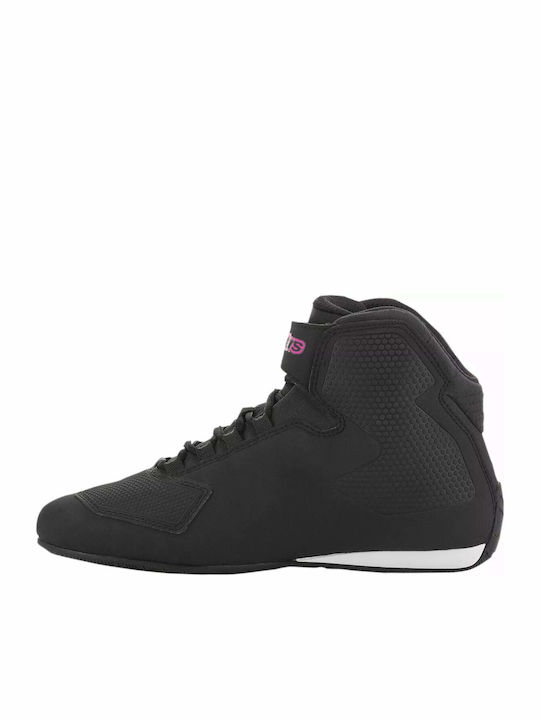 Alpinestars Stella Sektor Women's Riding Low Boots Black/Fuchsia