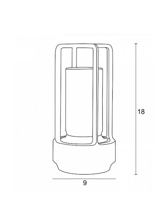 ArkoLight Dekorative Lampe Silber