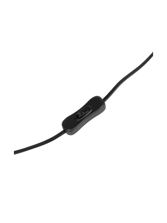 GloboStar Decorative Lamp with Socket for Bulb E27 Black