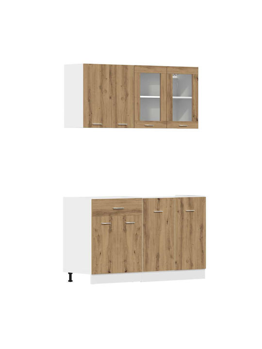 Комплект Кухненски Шкафове Висящи и Подови Coffee 80x46x81бр