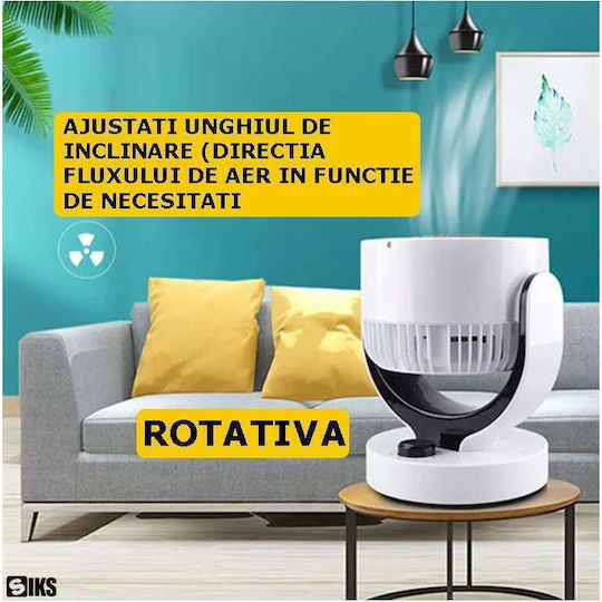 Home Fan Heater Room Floor White 2000W