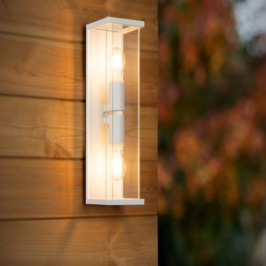 Lucide Lightning Claire Επιτοίχιο Εξωτερικό Φωτιστικό Λευκό Lucide Lightning Claire Επιτοίχιο Εξωτερικό Φωτιστικό Λευκό