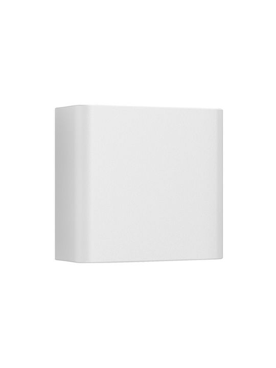 Braytron Επιτοίχιο Εξωτερικό Σποτ LED IP65 2W με Ρυθμιζόμενο Λευκό Φως 11x10x4.1εκ.